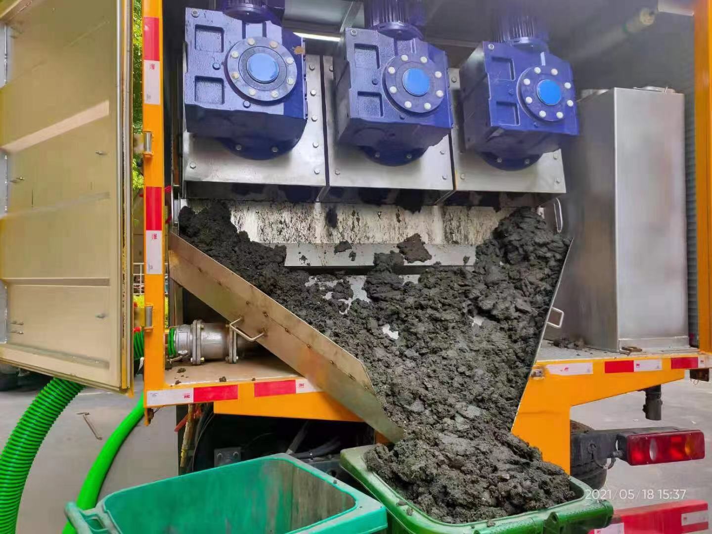 中沙化粪池清掏城市维护站-泥浆净化干湿分离处理